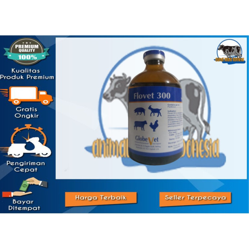 Flovet 300 | Globe Vet - Obat Injek Ternak