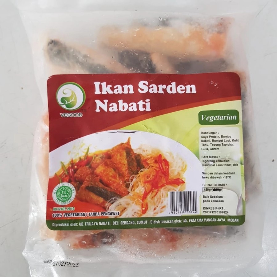 

PROMO HARI INI VEGETARIAN VEGOOD SARDEN NABATI/IKAN SARDEN grosir