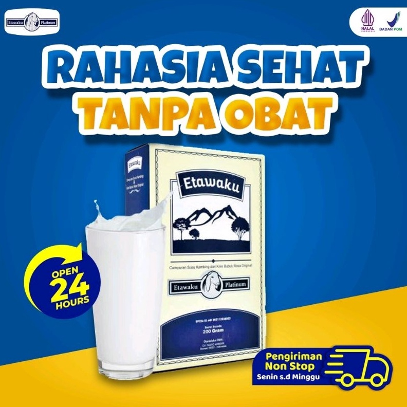 

12.12 Terlaris Etawaku - Susu Kambing Etawa Murni & Krimer Bubuk 