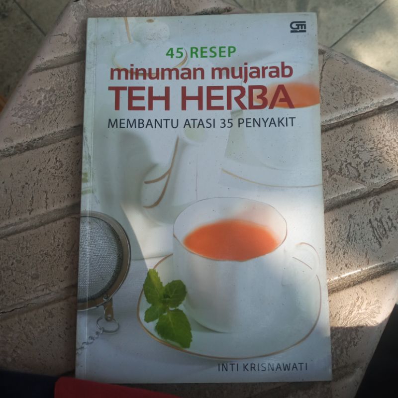 buku 45 resep minuman mujarab teh herbal original