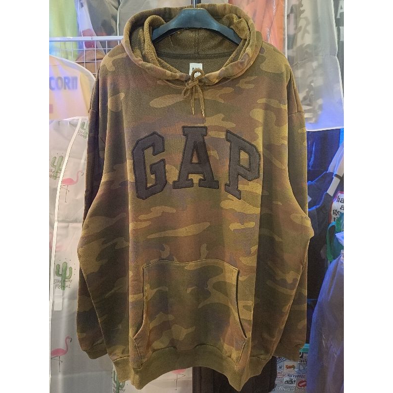 Hoodie GAP Green Camo & Crewneck Nike Second