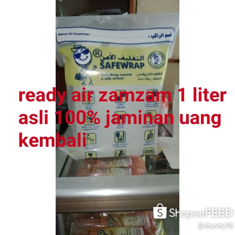 

BJXB9635 DiSkon !! Air zam zam 1 liter 100% asli