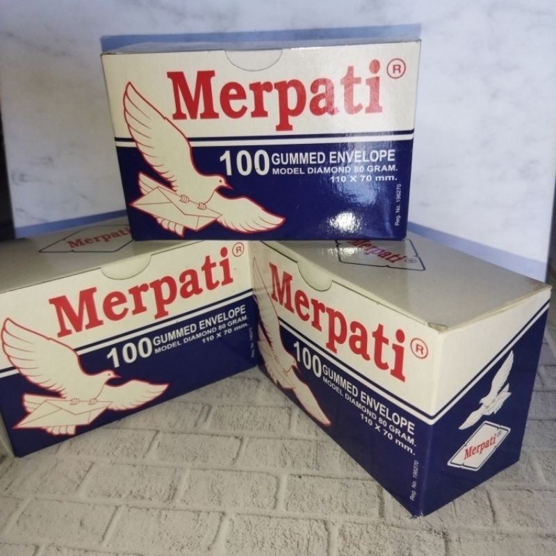 

Amplop Merpati kecil 110 x 70 mm