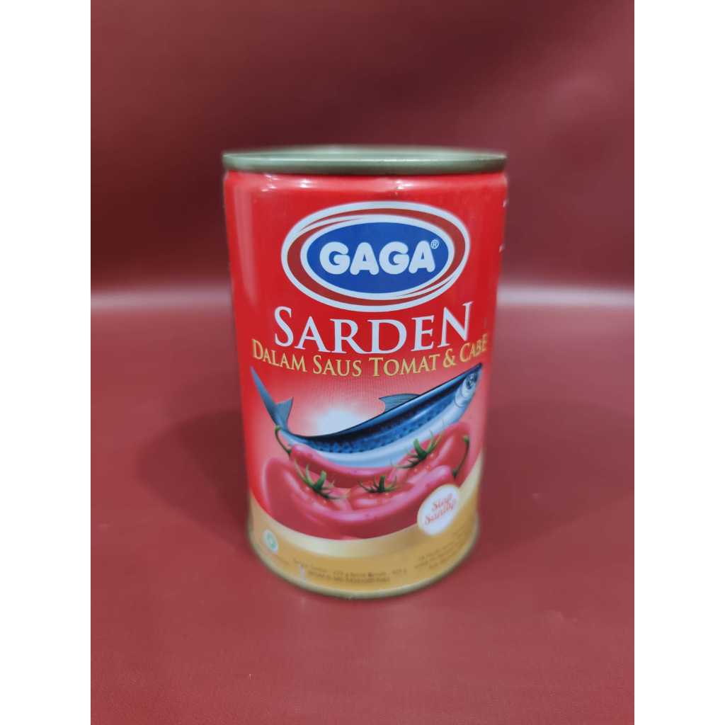 

Gaga Sarden dalam Saus Tomat dan Cabe 425gr - Ikan Dalam Kaleng