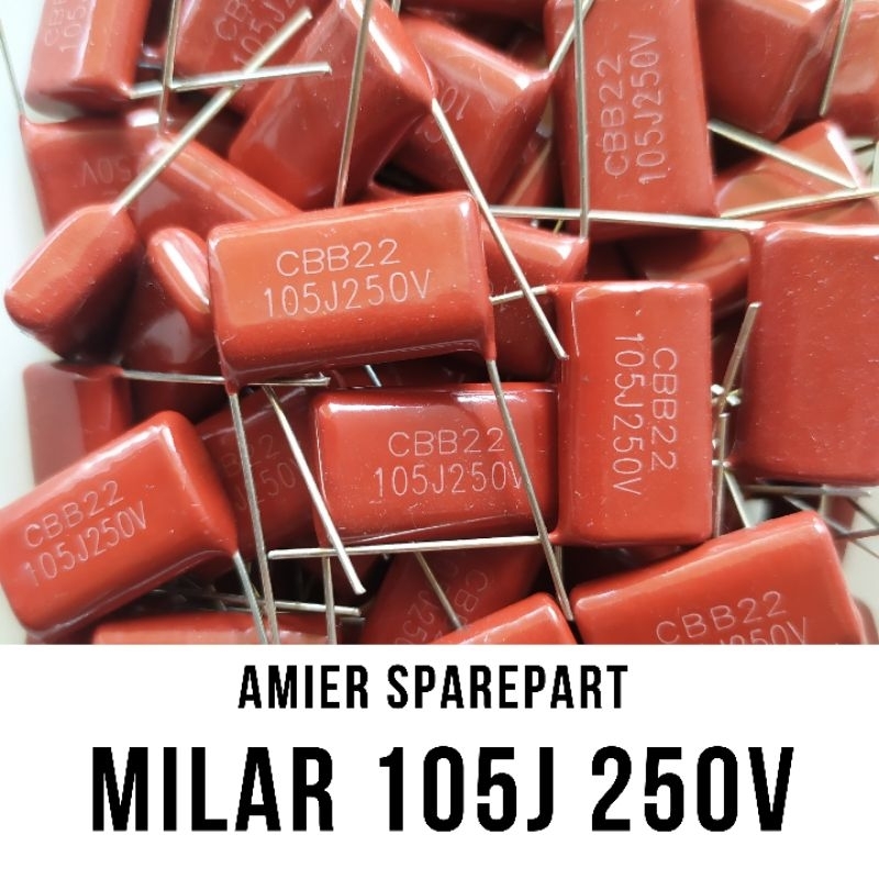 MILAR 105J 250V 105K 250V 105 250V