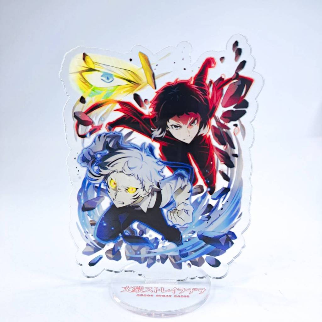 Standee Akrilik Anime Bungou Stray Dogs BSD Dazai Osamu Anime Manga Dekorasi Meja Ruangan Wibu Waifu