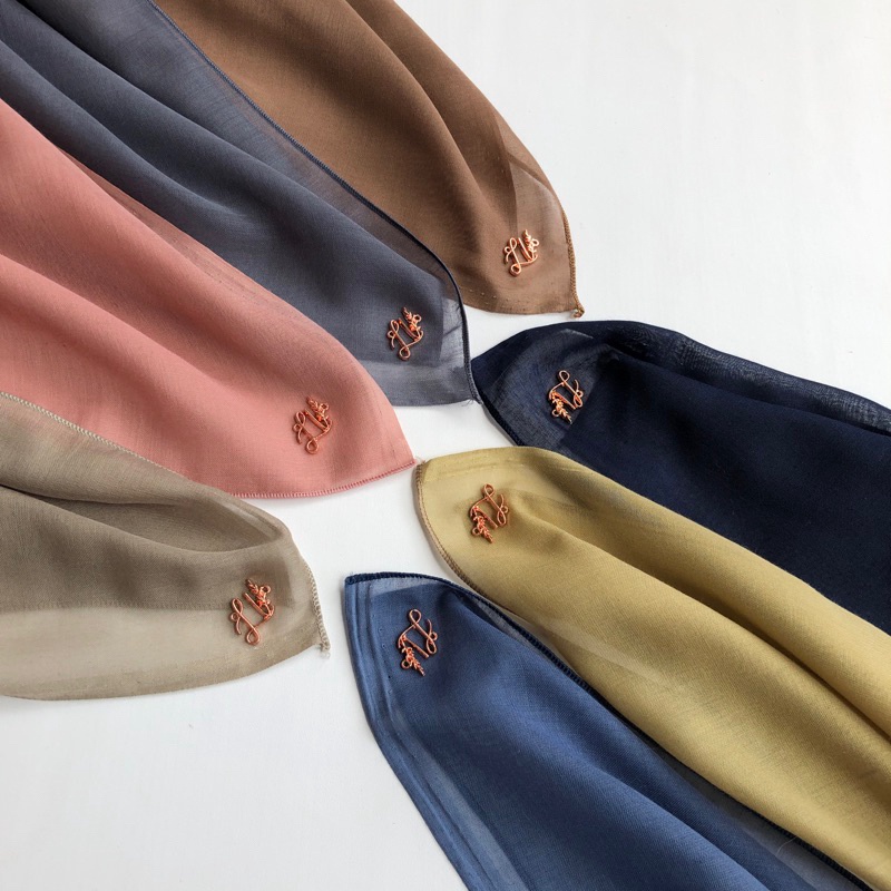 ✨Grosir✨ La Vierra Jilbab Segiempat Paris Premium Original / Bukan Paris Voal buruan