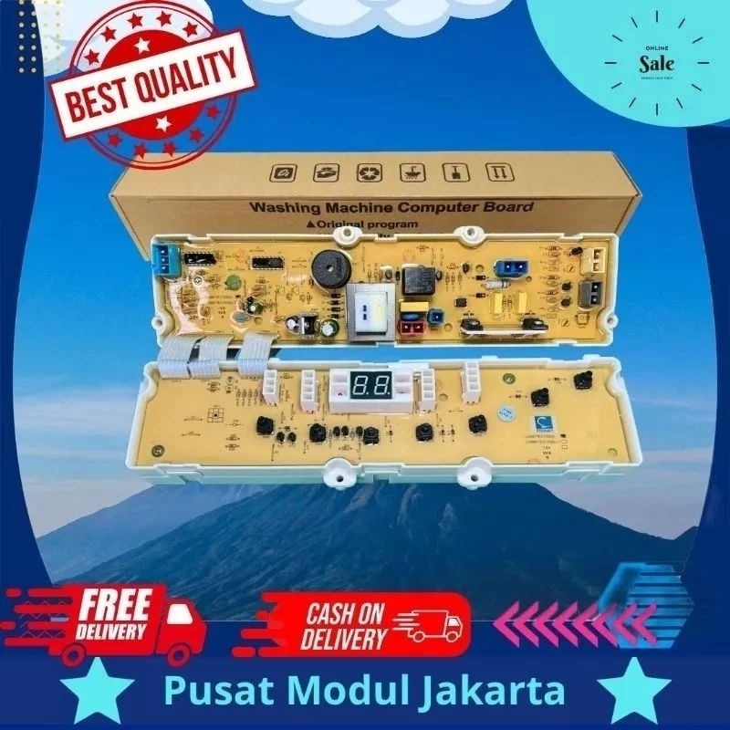 LG Fuzzy Logic WF-L880NTC, Modul pcb mesin cuci Top Loading