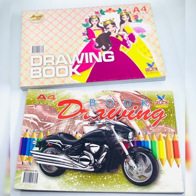 

Buku Gambar A4 Gelatik/Drawing Book 1 Pak Isi 10 Buku