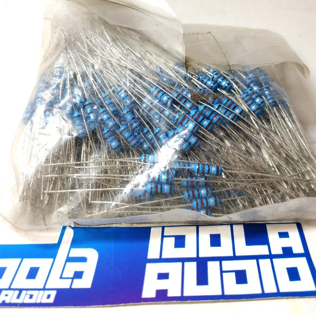 (500 Pcs) Resistor 1/4 Watt - 1 ohm 2 1% Metal Film | R 1/4 Watt 1Ohm2