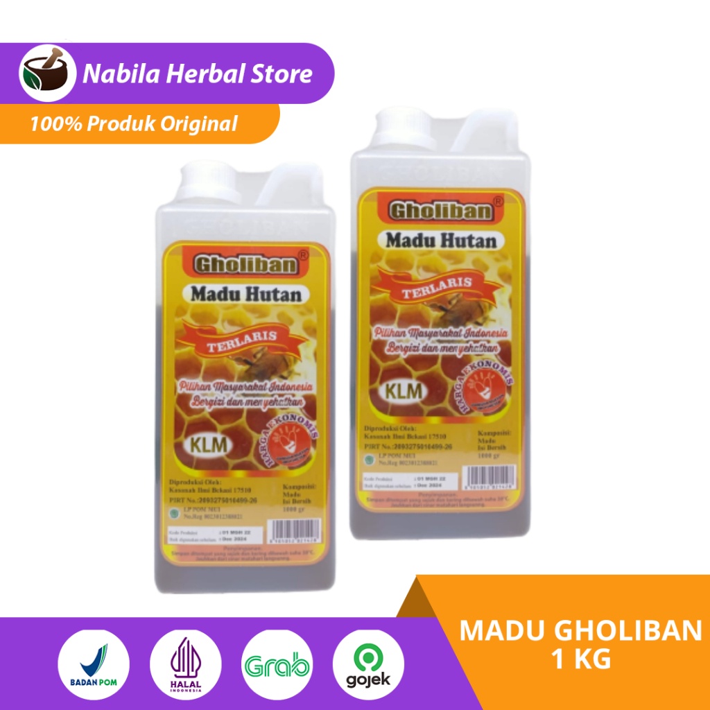 

12.12 Brands Festival Madu Gholiban 1kg - Madu Asli Hutan Kalimantan KLM !