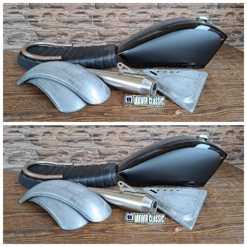 Paket Bobber Indian Paket Japstyle motor custom Tiger Byson Thunder Megapro Scorpio