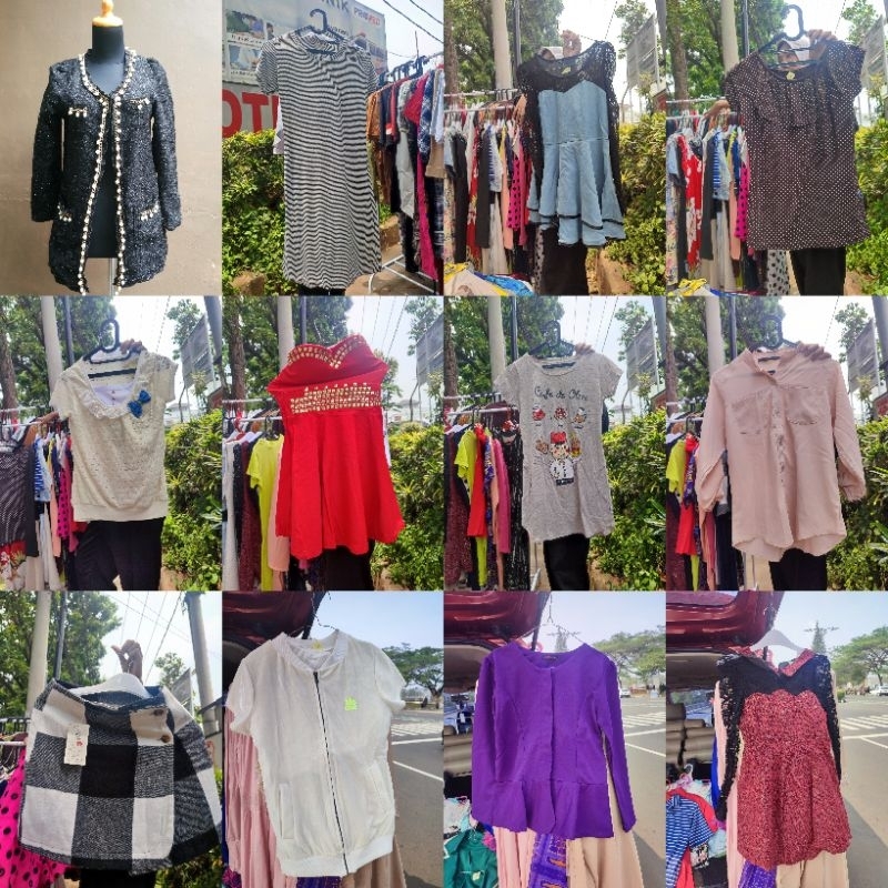 BAJU DRESS KOREA DAN NEWHANG TAG