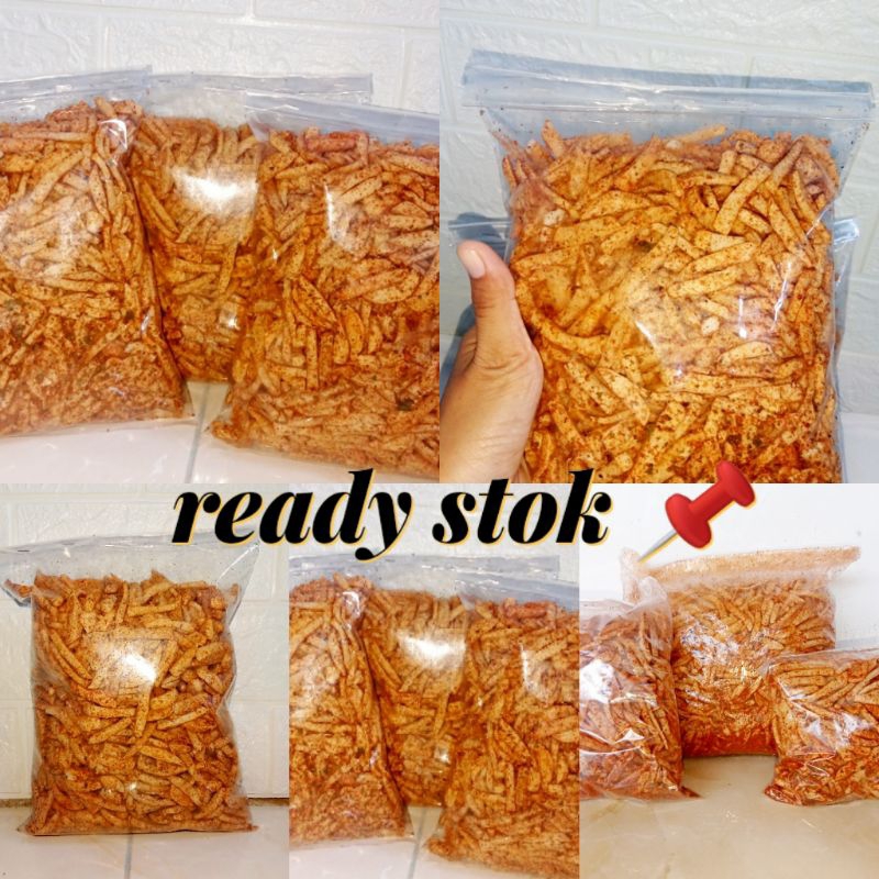 

Basreng pedas daun jeruk bumbu melimpah