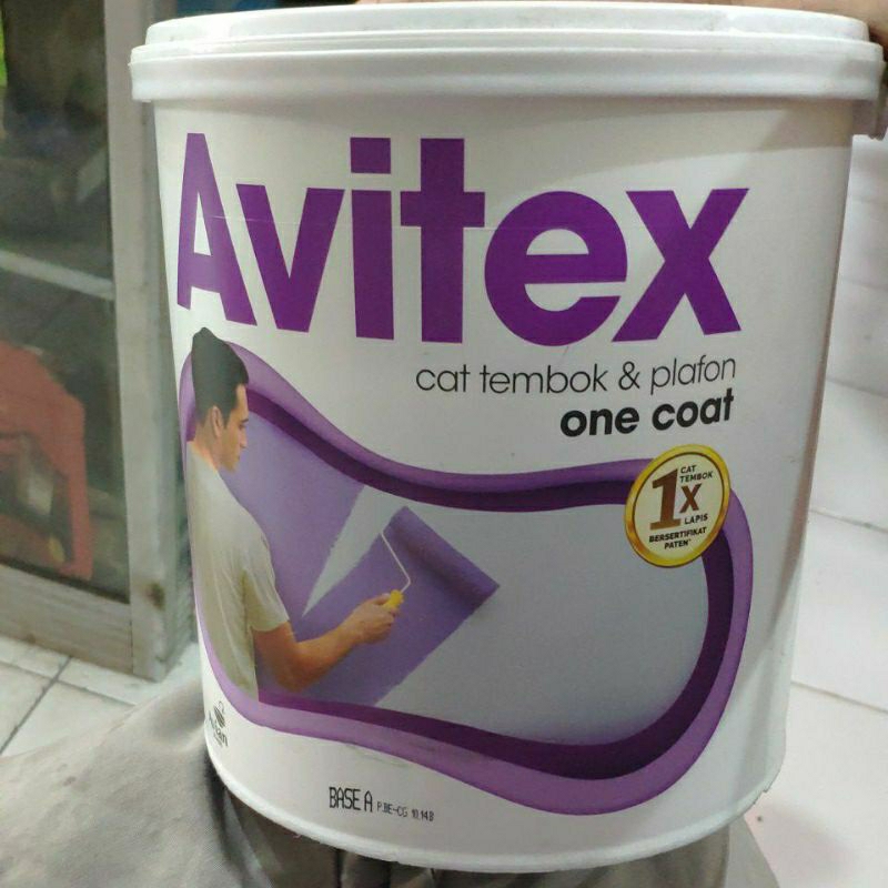 Avitex One Coat 4.5kg cat tembok&plafon putih White