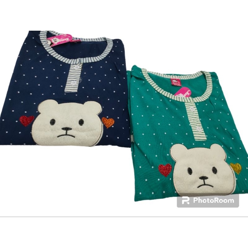 baju tidur dewasa/setelan baju tidur dewasa murah/setelan baju tidur 3/4 kaos