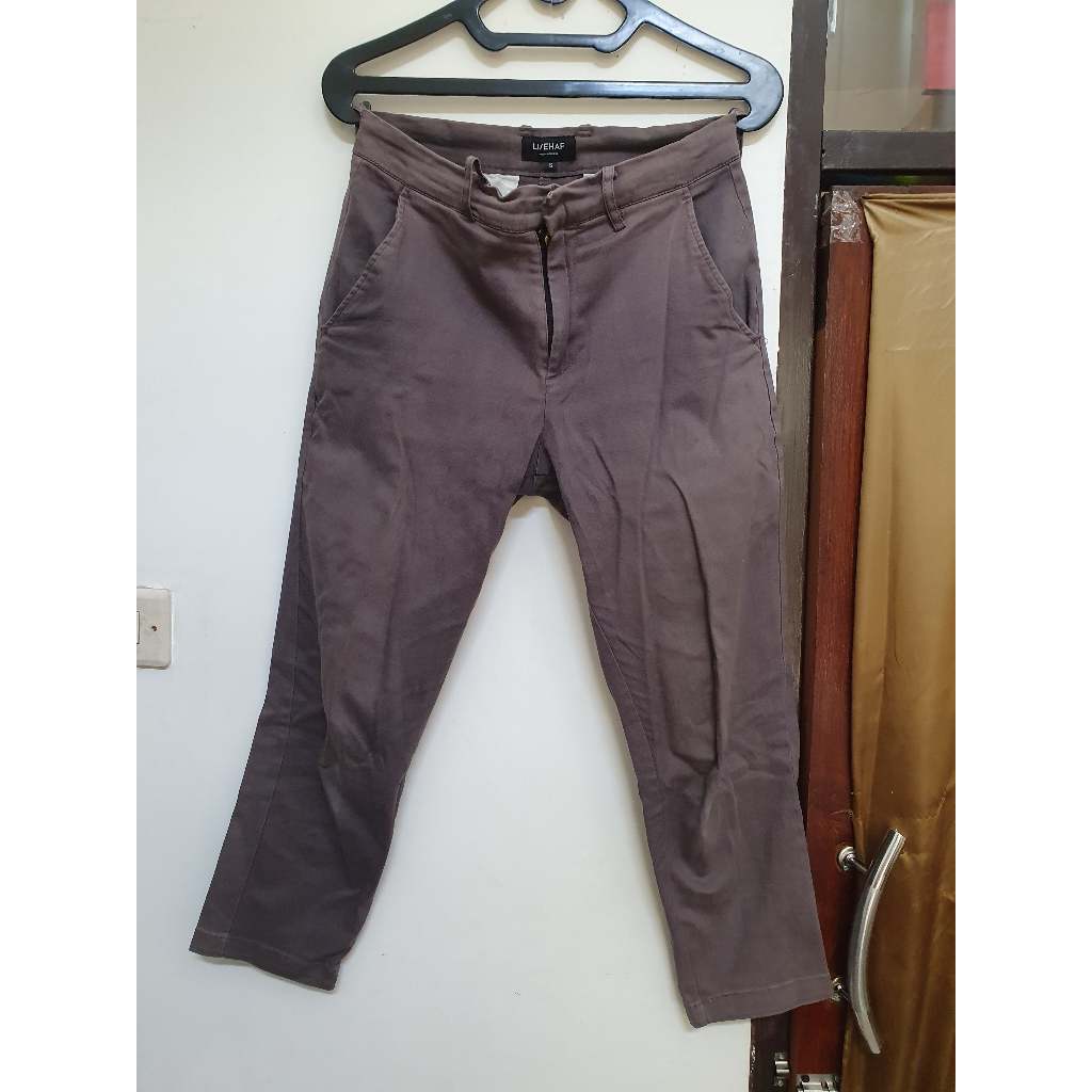 Celana Chino Ankle Pants Livehaf