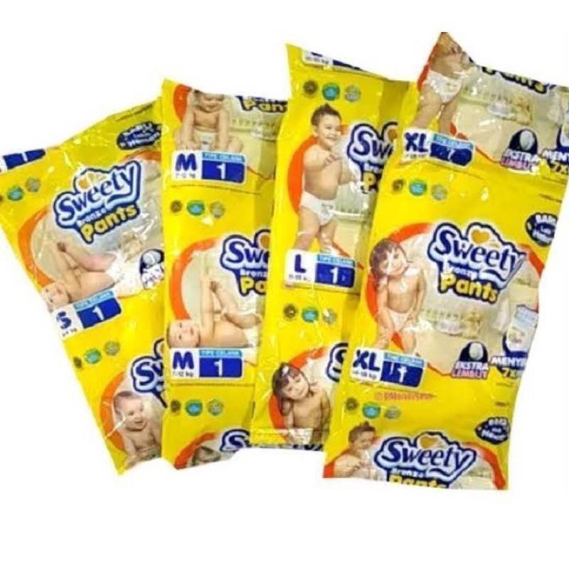 Sweety Bronze Pants rencengan isi6 ukuran XL/ L / M/ S