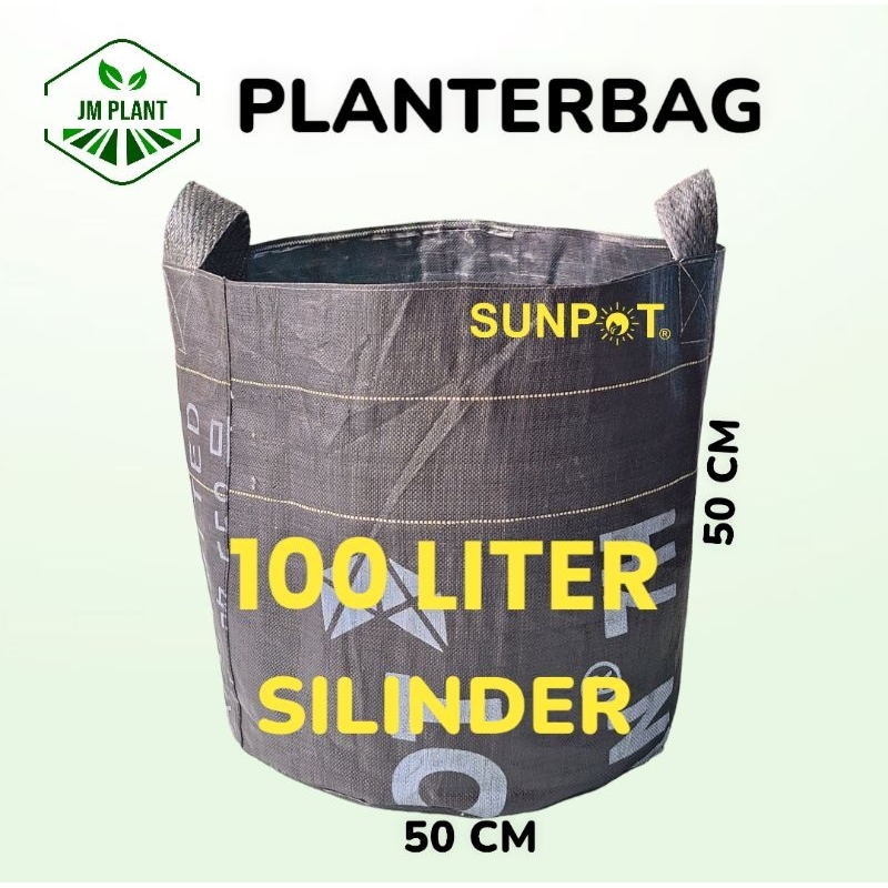 Planter bag 100 Liter HITAM/POT TANAMAN 100 LITER