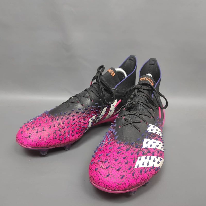 SECOND MURAH Sepatu Bola Adidas Predator.1 Freak Black Shock Pink Purple