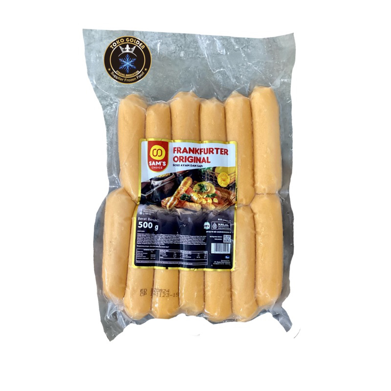 

Sams choice frankfurter original 13s / sosis bakar 620gr