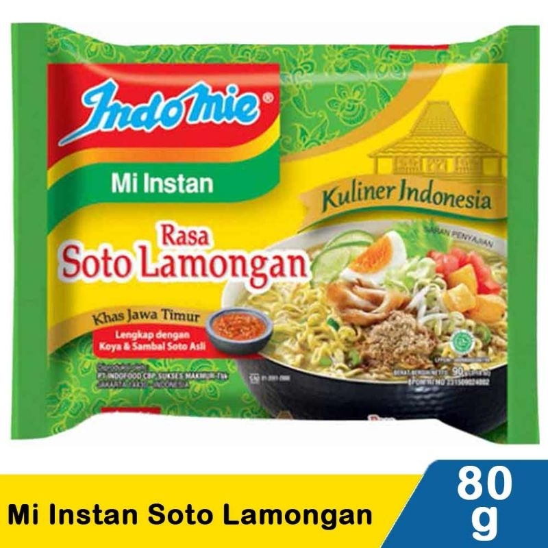 

Indomie Mi Instan Soto Lamongan 80G