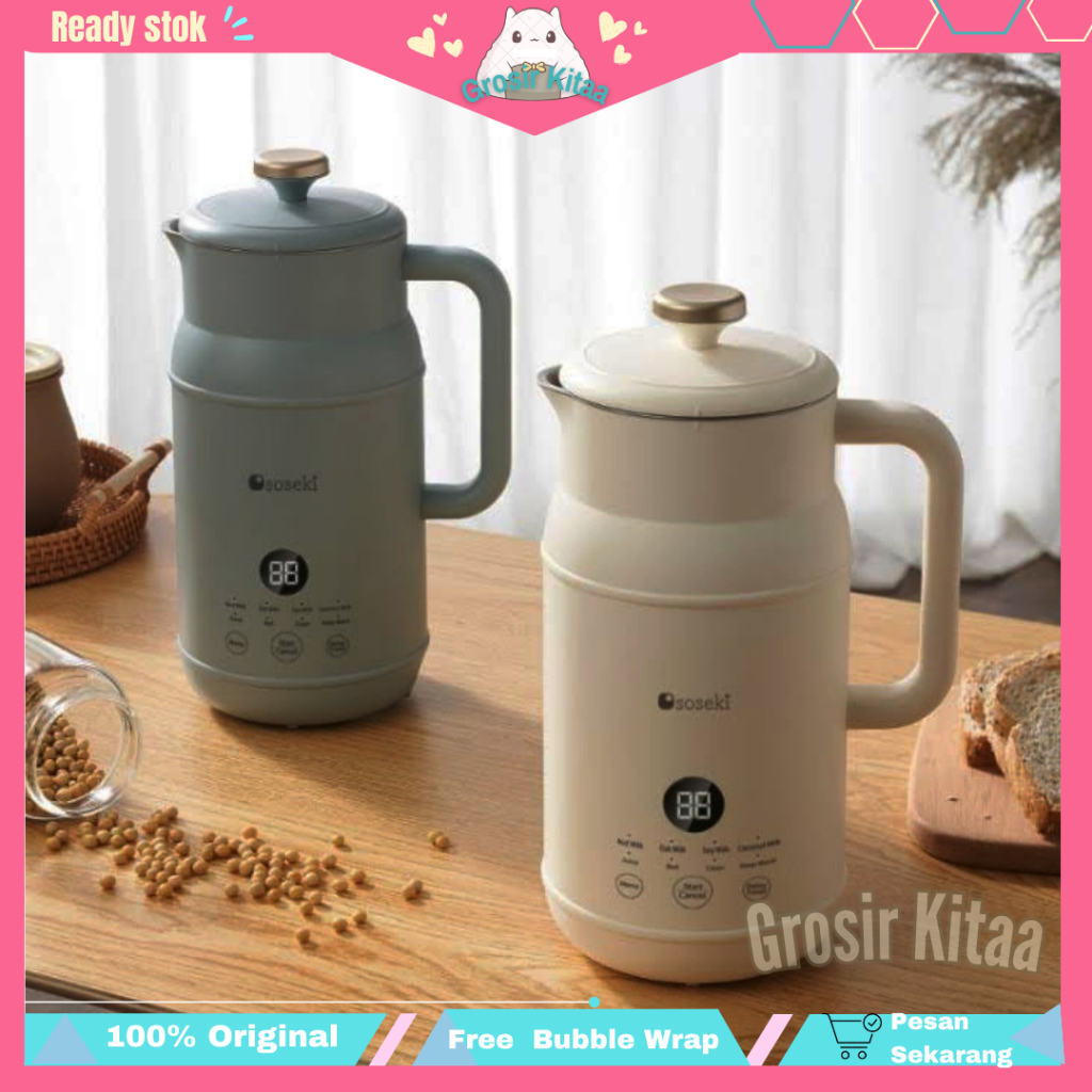 SOSEKI Soymilk Bean Maker / Blander , Mesin Susu Kacang Multifungsi Soseki