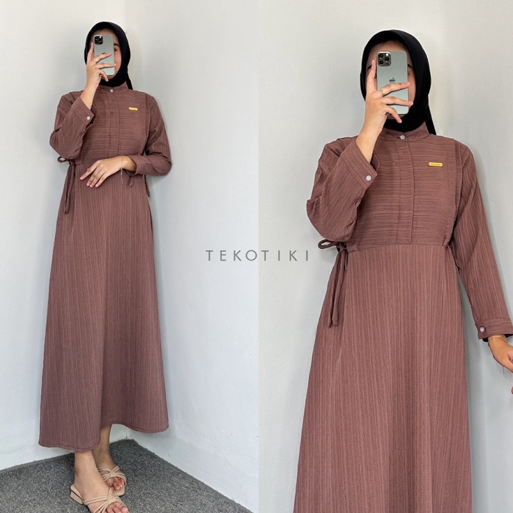 Dress Yora | Dress Elegan Gamis Fashion Muslim Lady Crush
