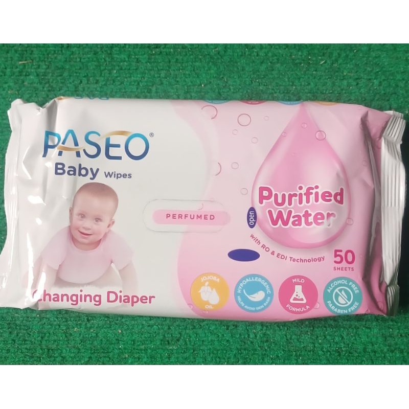 Paseo Baby Wipes 50s