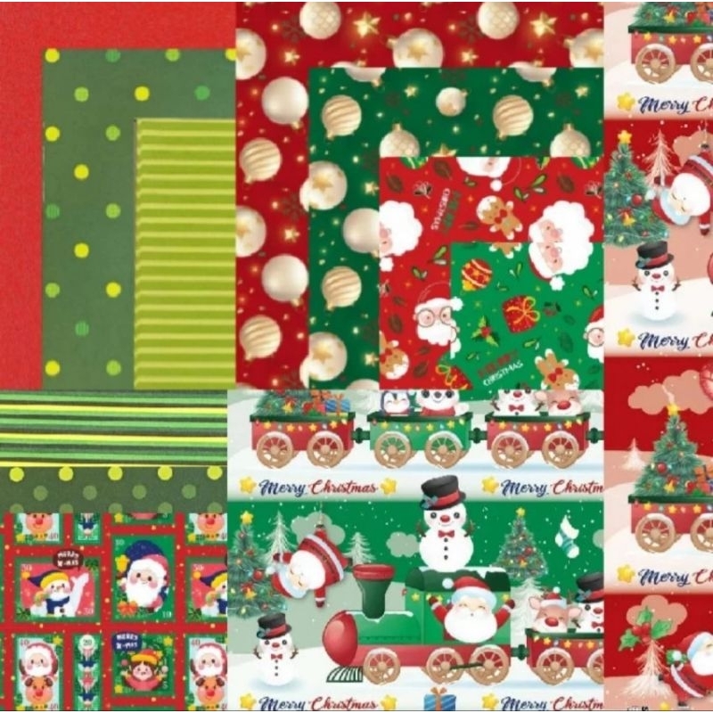 

kertas kado natal christmas wrapping paper