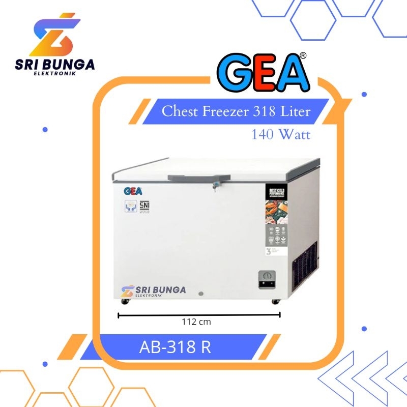 Chest Freezer GEA AB-318R Freezer Box 300 Liter