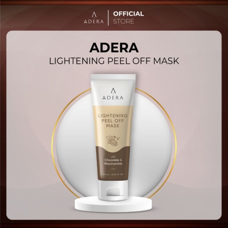 Adera lightening feel off mask 100% original masker wajah glowing mengatasi kulit berjerawat menghil