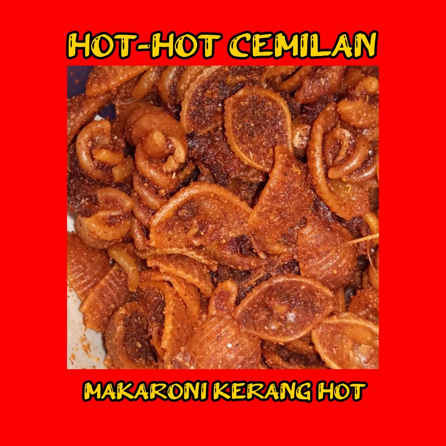 

(COD) MAKARONI KERANG HOT DAUN JERUK 500 GRAM/HOT JELETOT