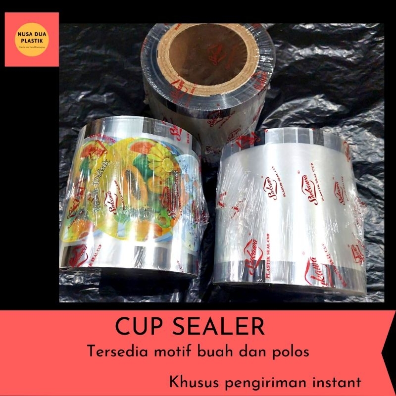 Cup Sealer Roll Plastik penutup gelas