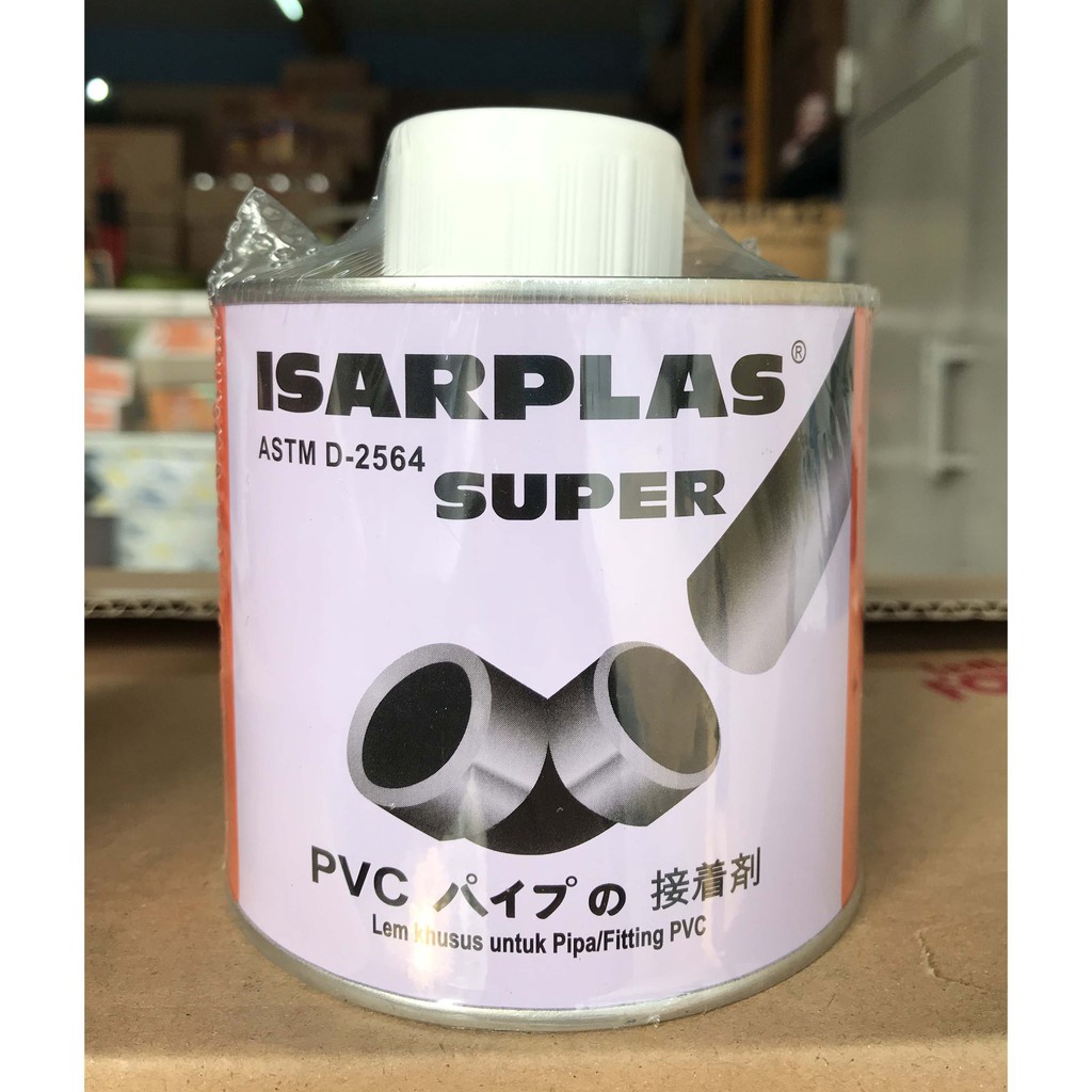 

✨TERBARU✨ Lem Pipa Isarplas Kuas Kaleng 400 gr buruan