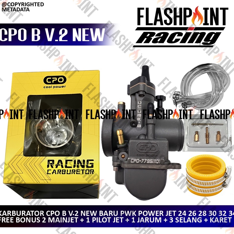 STOK TERBATAS (COD) KARBURATOR FULLSET BLACKVIPER CPO ORIGINAL PWK 24 26 28 30 32 34 BLACK VIPER HIT