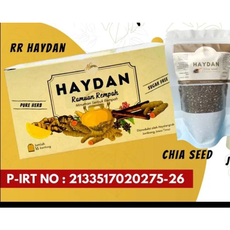 

✨12.12✨ COD HAYDAN RR + CHIA SEED gas !!