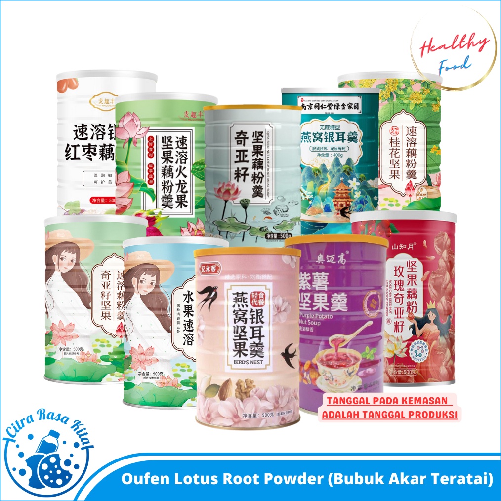 

TERLARIS BRANDS FESTIVAL Ou fen Lotus Root Powder Halal Original / Bubuk Akar Teratai gas !!