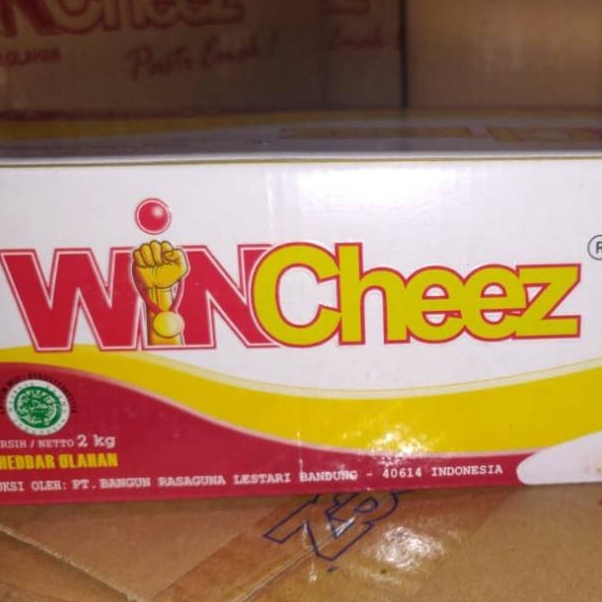 

Wincheez Cheddar olahan 2kg/Keju Cheddar wincheez 2kg