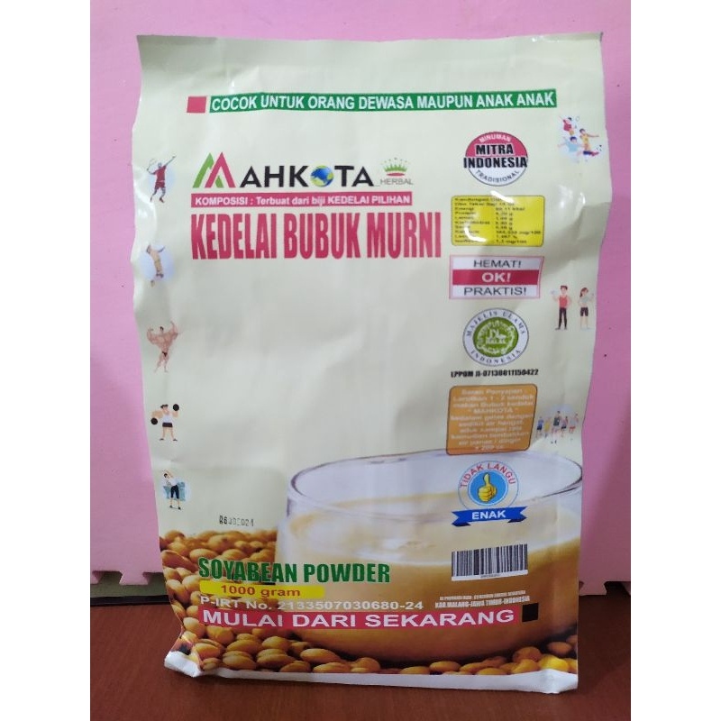 

12.12 SALE SUSU BUBUK KEDELAI MAHKOTA 1000gr kemasan baru !