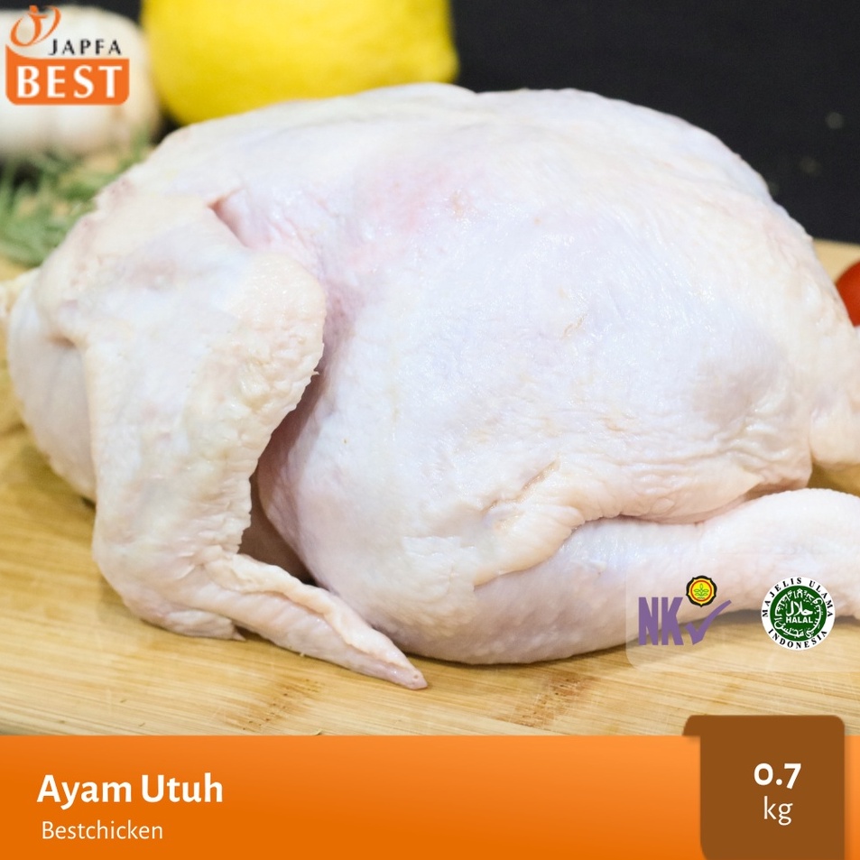 

Ayam Karkas Broiler / Ayam Potong Utuh JAPFA BEST 700 gram / 0.7 kg