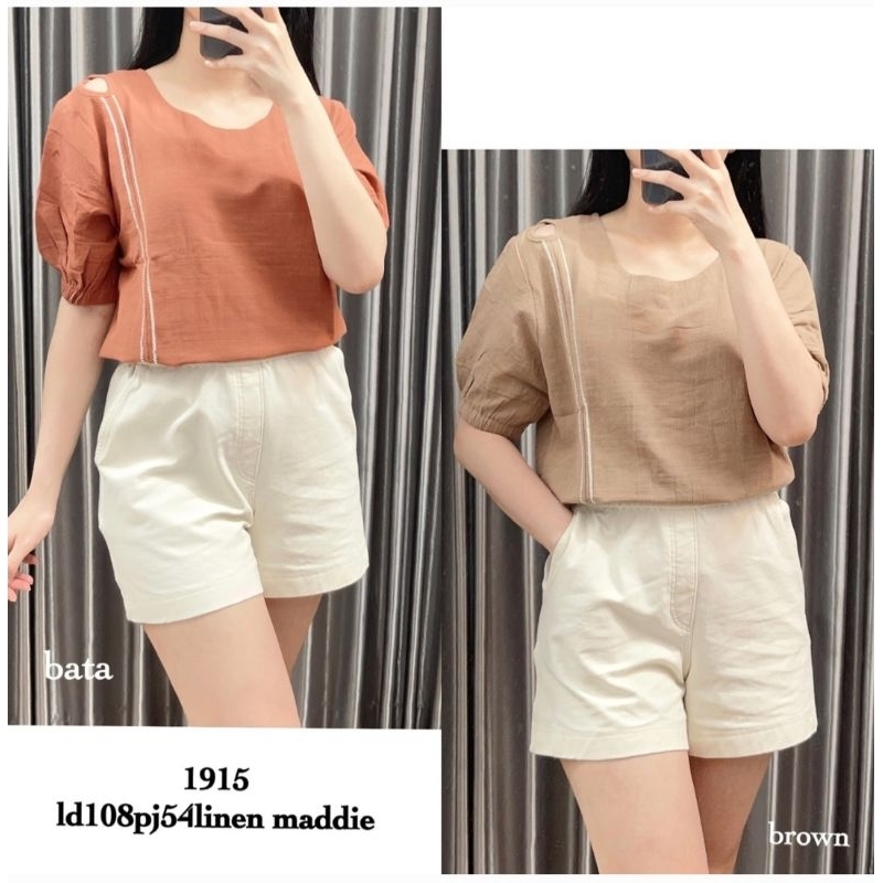 Blouse Wanita / blus / atasan wanita linen 51915