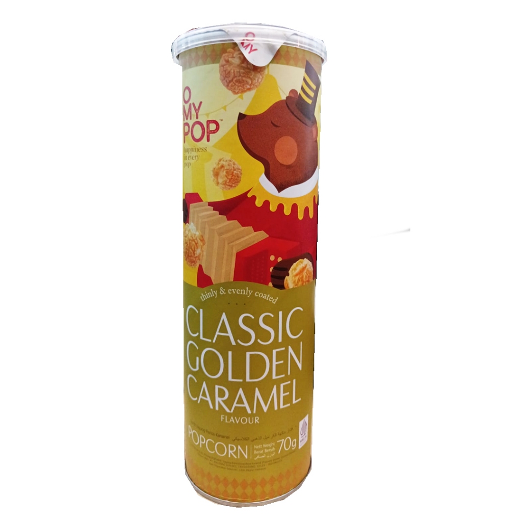 

OMYPOP CLASSIC GOLDEN CARAMEL FLAVOUR POPCORN 70g