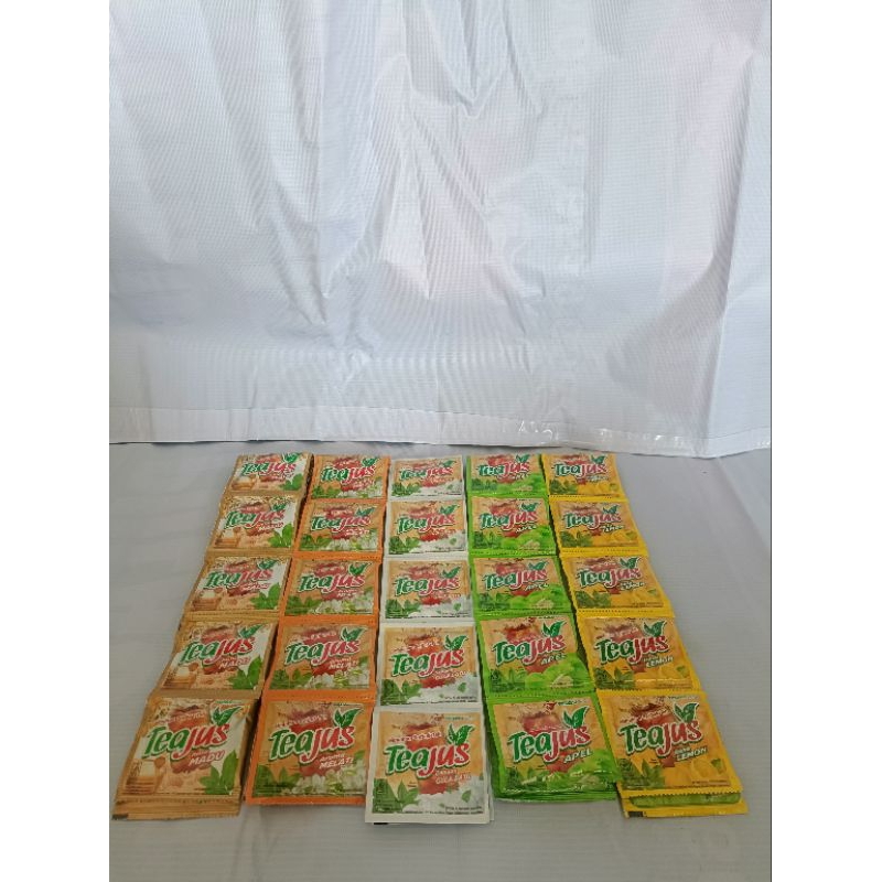 

TEA JUS minuman bubuk 1 renceng isi 10 pcs