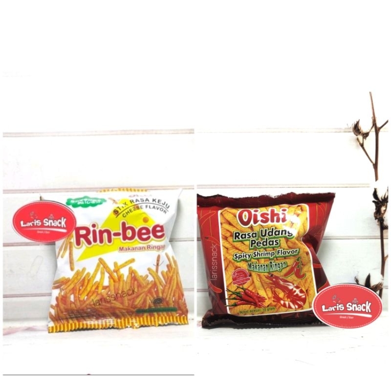 

Oishi Snack Rin-Bee Renceng (Isi 10 bks)