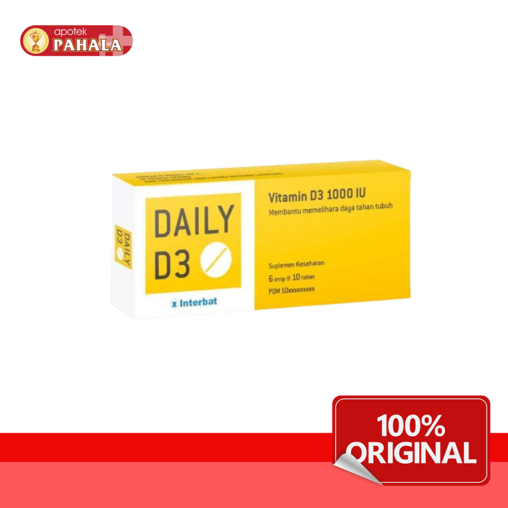 Daily D3 1000 IU 10 Tablet