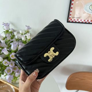 Tas Selempang Wanita tas Dompet Hp Cewek Rantai Luxury butterfly keys  Mini Bag JS 8156