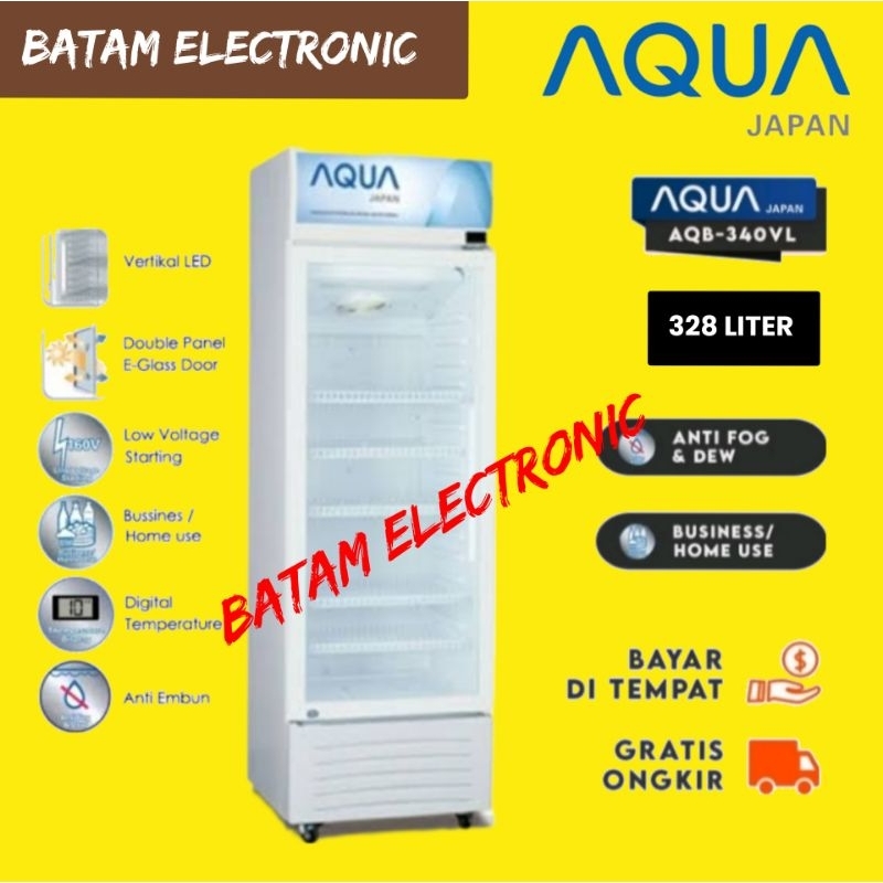 SHOWCASE AQUA AQB-340VL-338
  LITER
