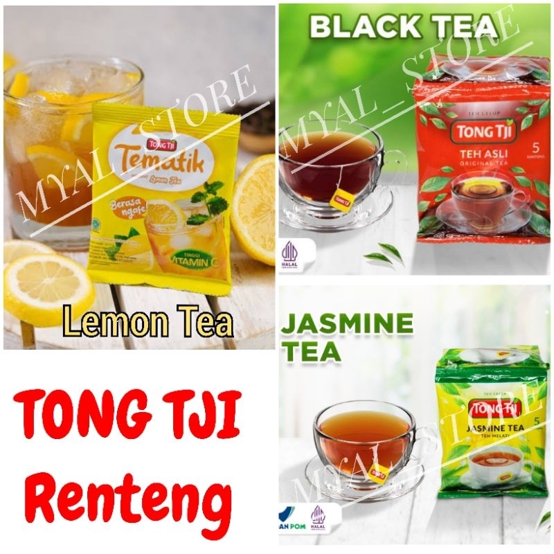 

TONG TJI Tematik Lemon Tea Jasmine Black Tea Renteng