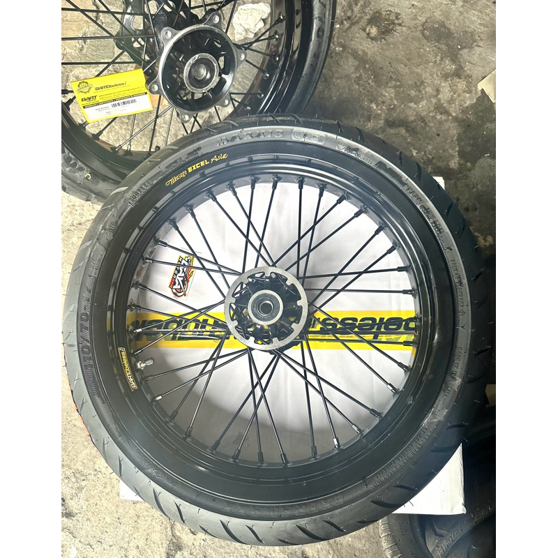 VELG SET RXZ - KLX - CRF - WR VELG EXCEL TAKASAGO BARTUBLES 17/300/350